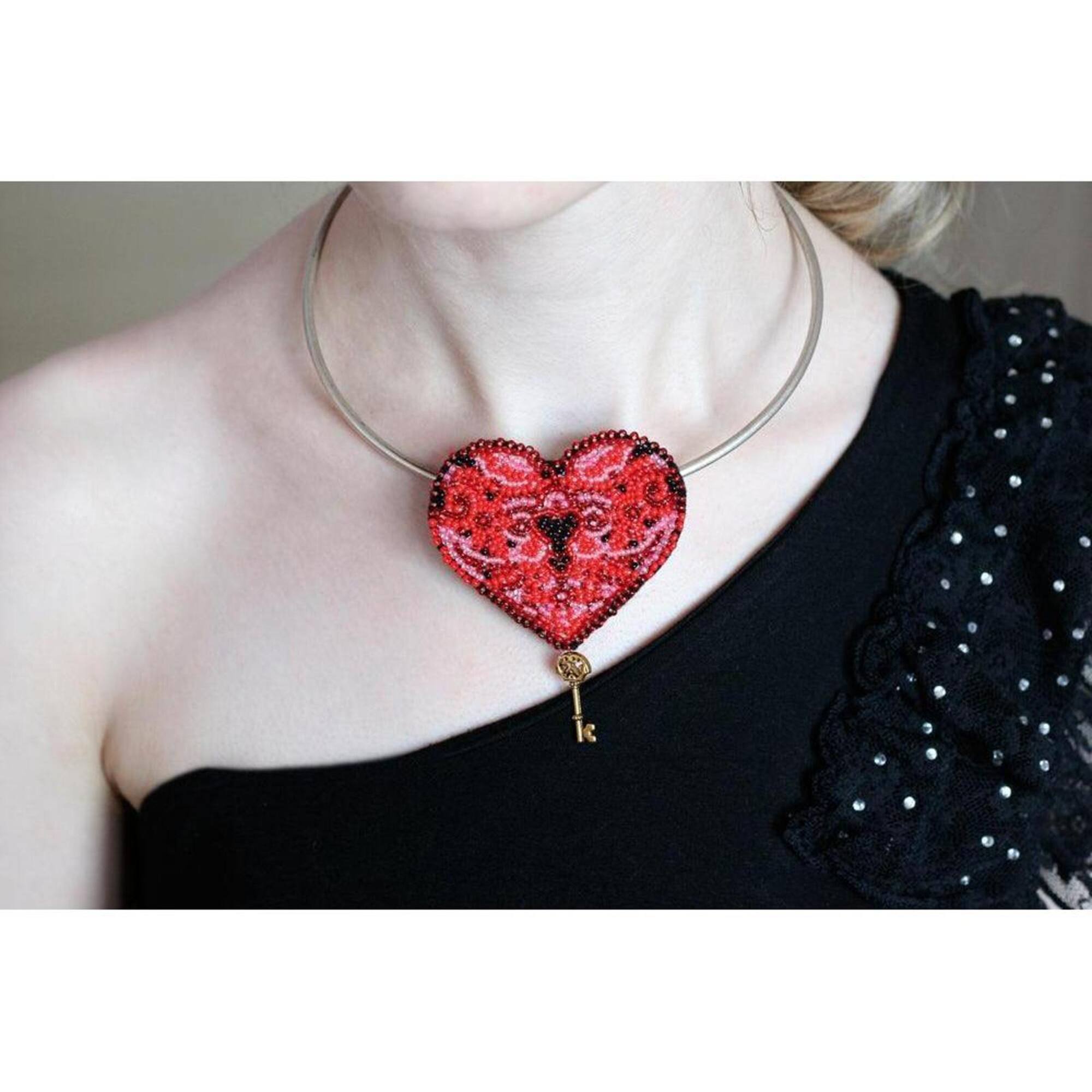 Abris Art The Key to the Heart Beading Decoration Kit